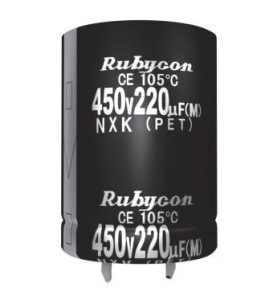 piccc High-temperature resistance meets miniaturization: Rubycon snap-in electrolytic capacitors at Rutronik