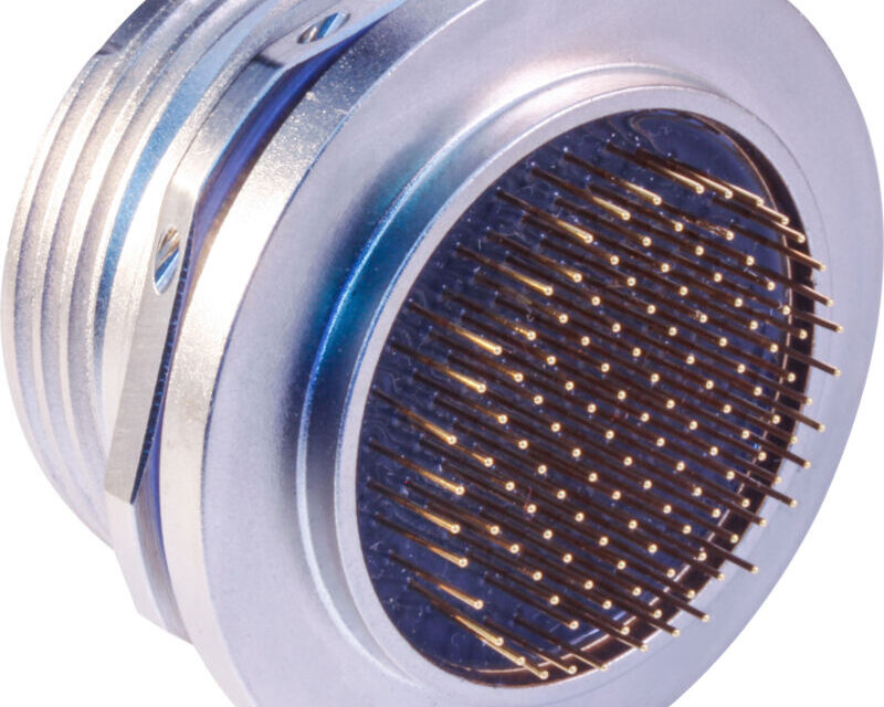 Lightweight low resistance CODE RED hermetic connectors from Glenair available in Europe at Powell Electronics
