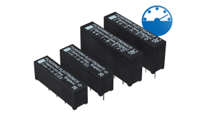 series 144 PR image High-power Series 144 reed relays from Pickering switch up to 80W while stacking on compact 0.25-inch pitch