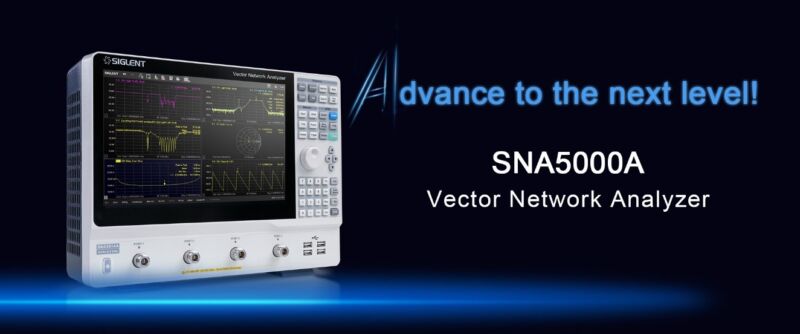 SIGLENT presents its first vector network analyzer and the first device of its new “A” performance line