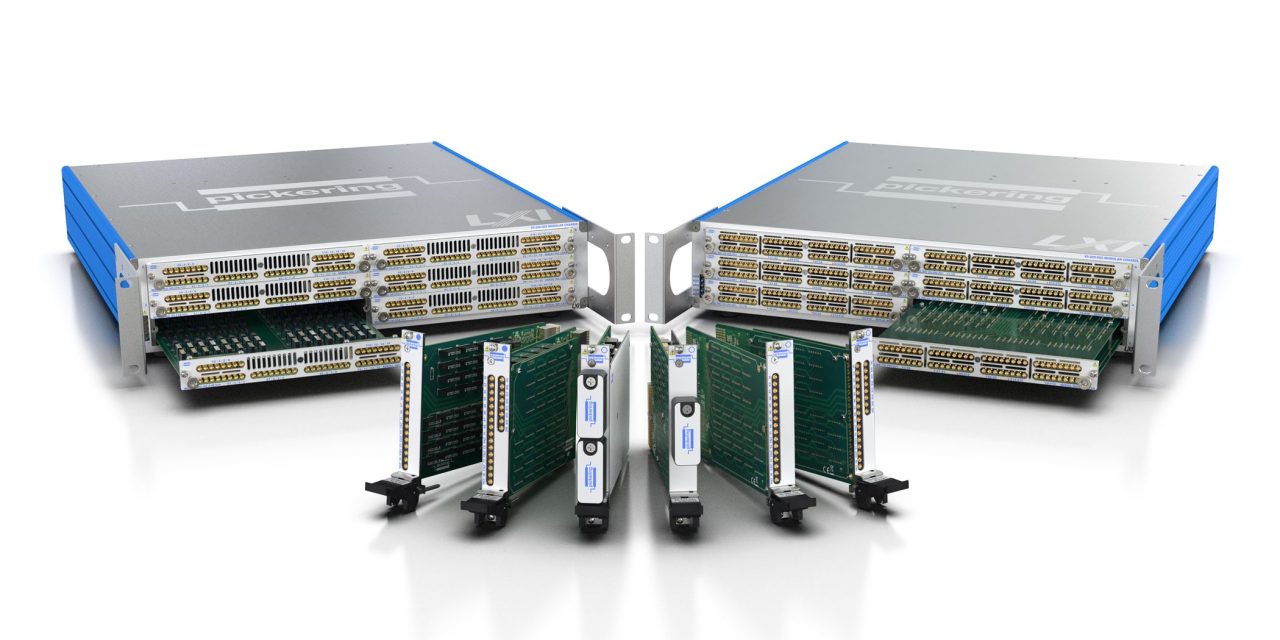 New switched guard modules from Pickering Interfaces target low-leakage current measurement in semiconductor parametric testing.