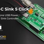 Add USB C power with USB-C Sink 5 Click board from MIKROE