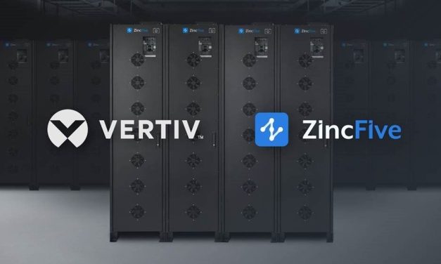 Vertiv and ZincFive Collaborate to Deliver Safe and Reliable Nickel-Zinc Battery Energy Storage for Data Centre UPS in North America and EMEA